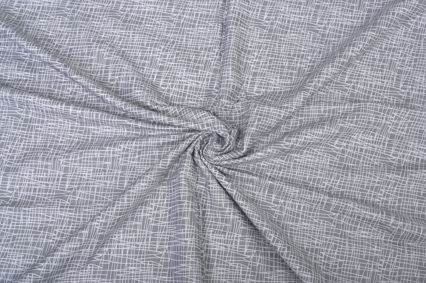 Single & Double Bed 100% Cotton Cambric AC Dohar with Floral Abstract Pattern (Grey)