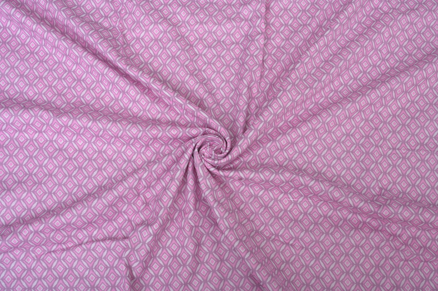 Single & Double Bed 100% Cotton Cambric AC Dohar with Feather Pattern (Pink)