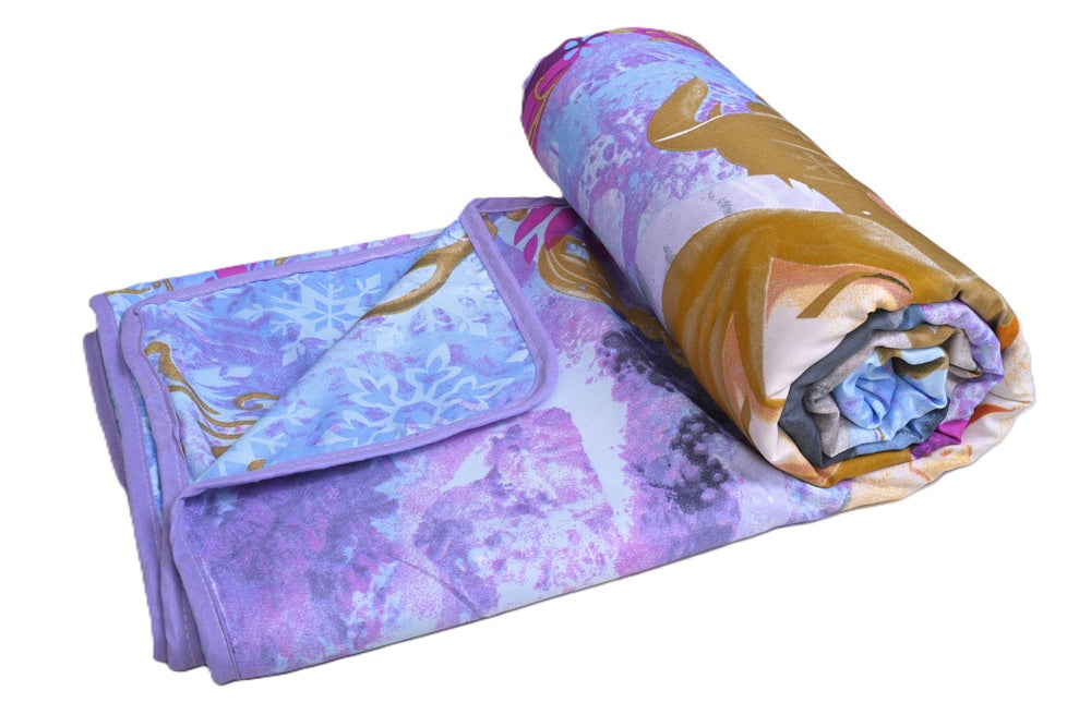 Frozen-Soft Reversible Micro Dohar For Kids