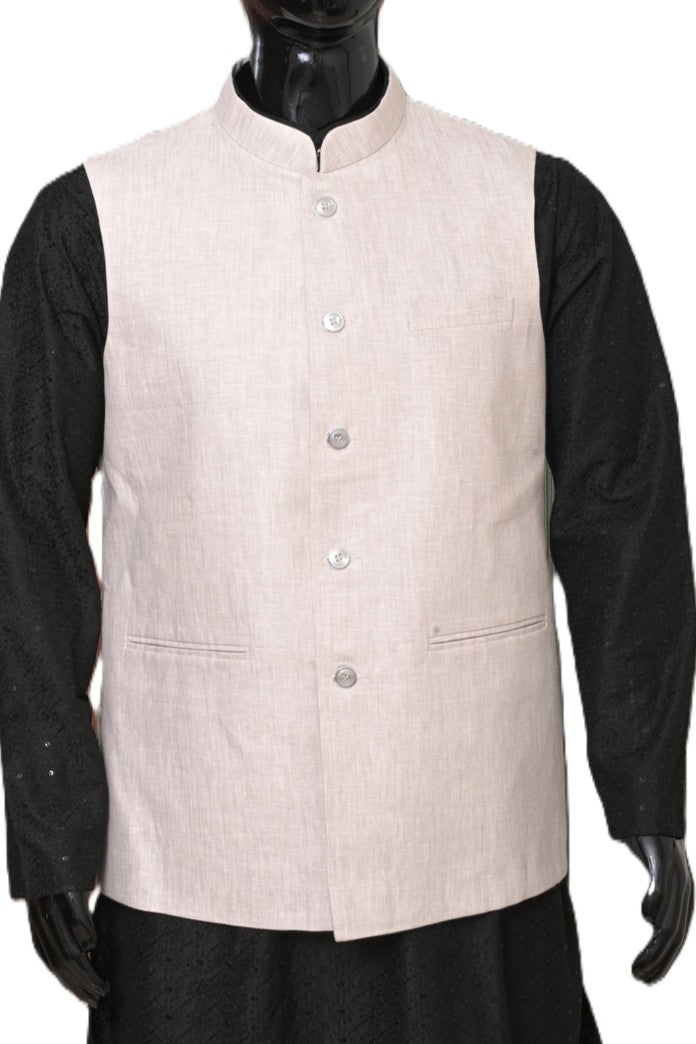 Modern Style Linen Koti-Cream
