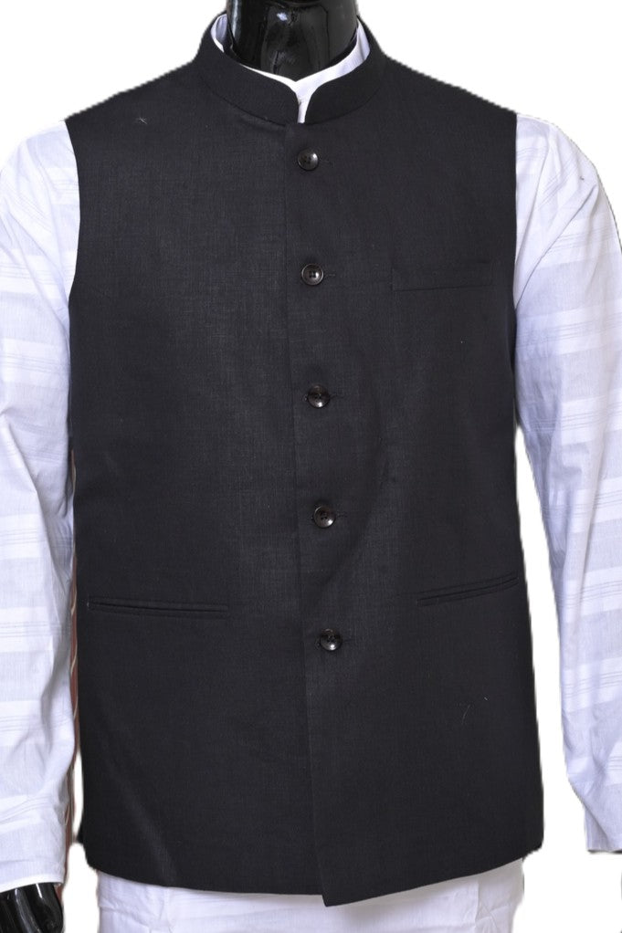 Modern Style Linen Koti-Black