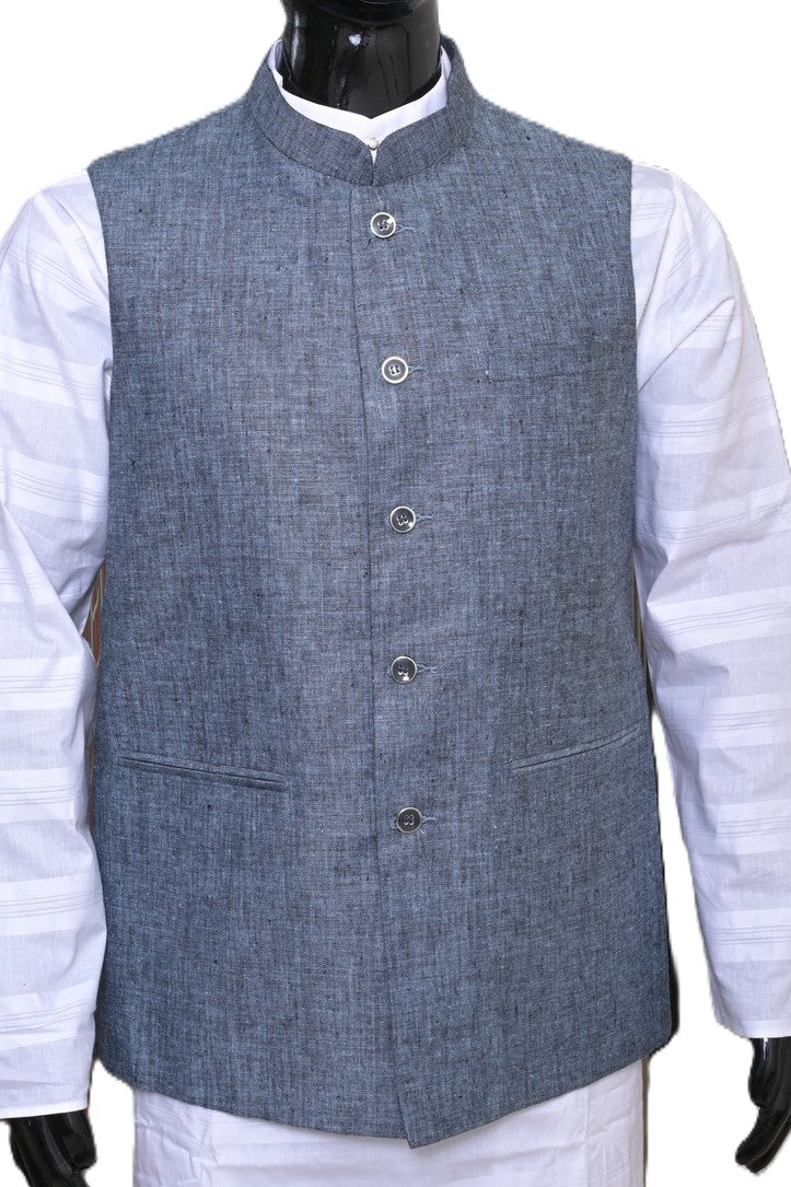 Modern Style Linen Koti-Grey