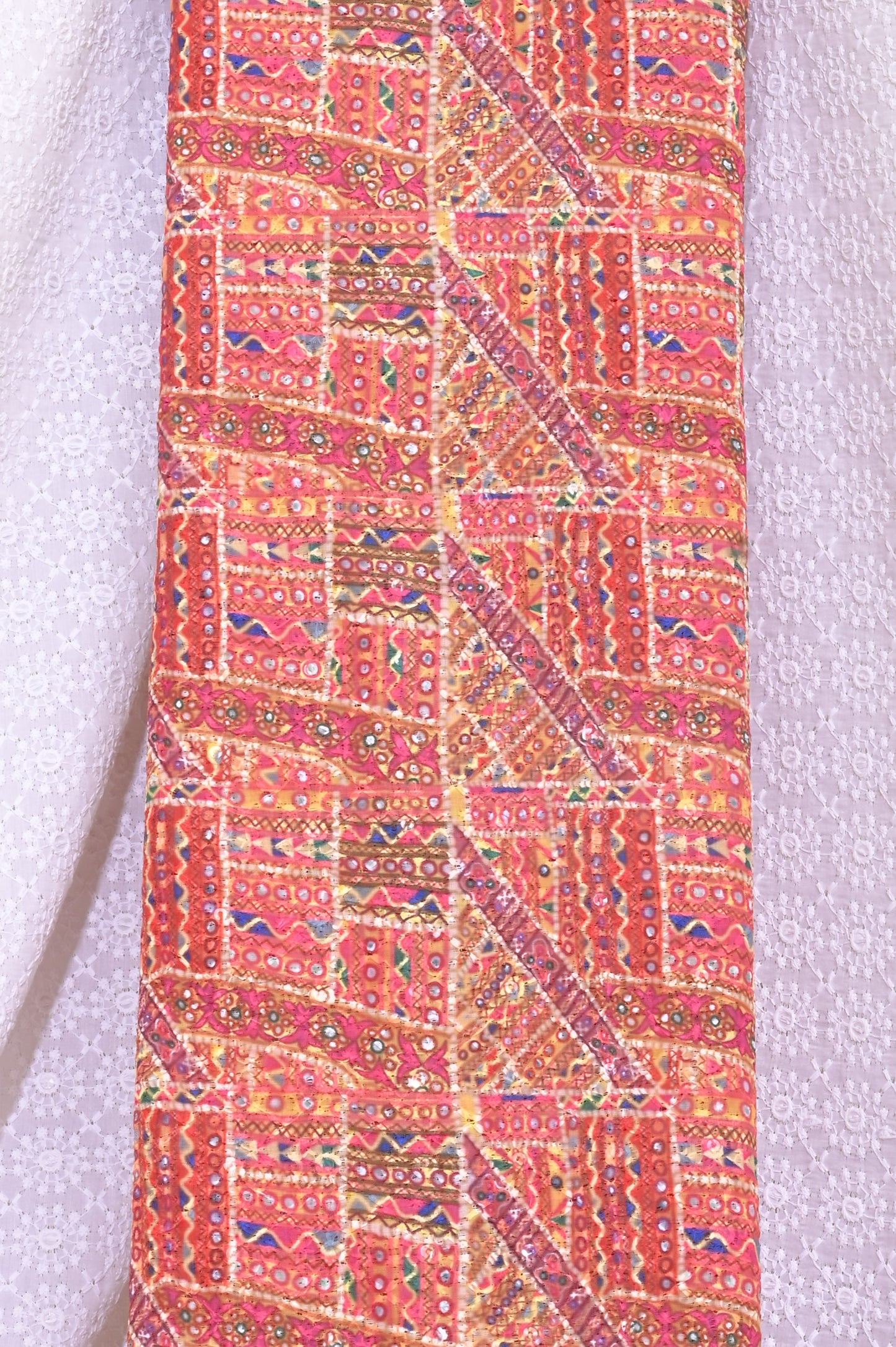 Jaipuri Design Rajwadi Embroidery Sequence Men's Kurta