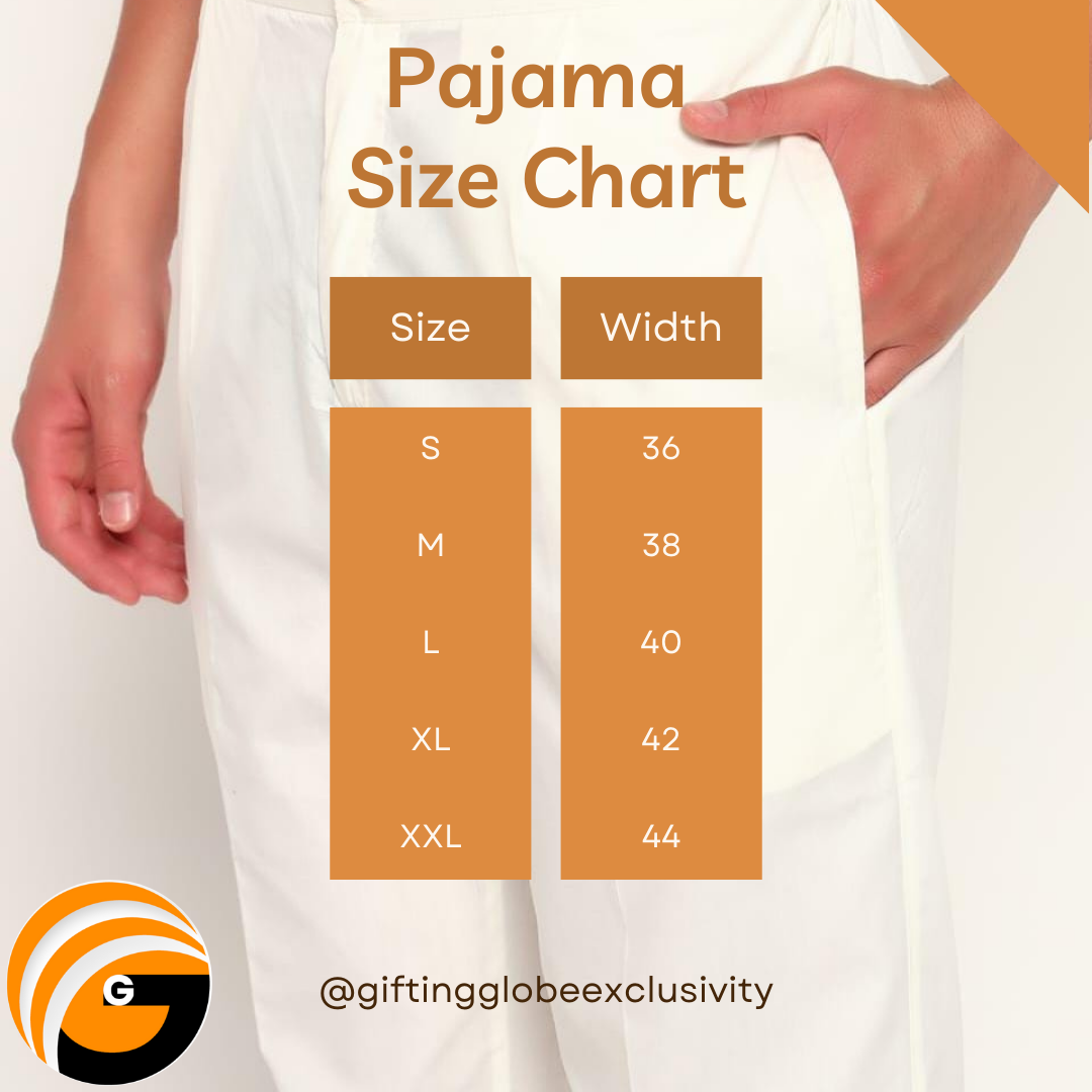 Men's White Pant Style Pajama